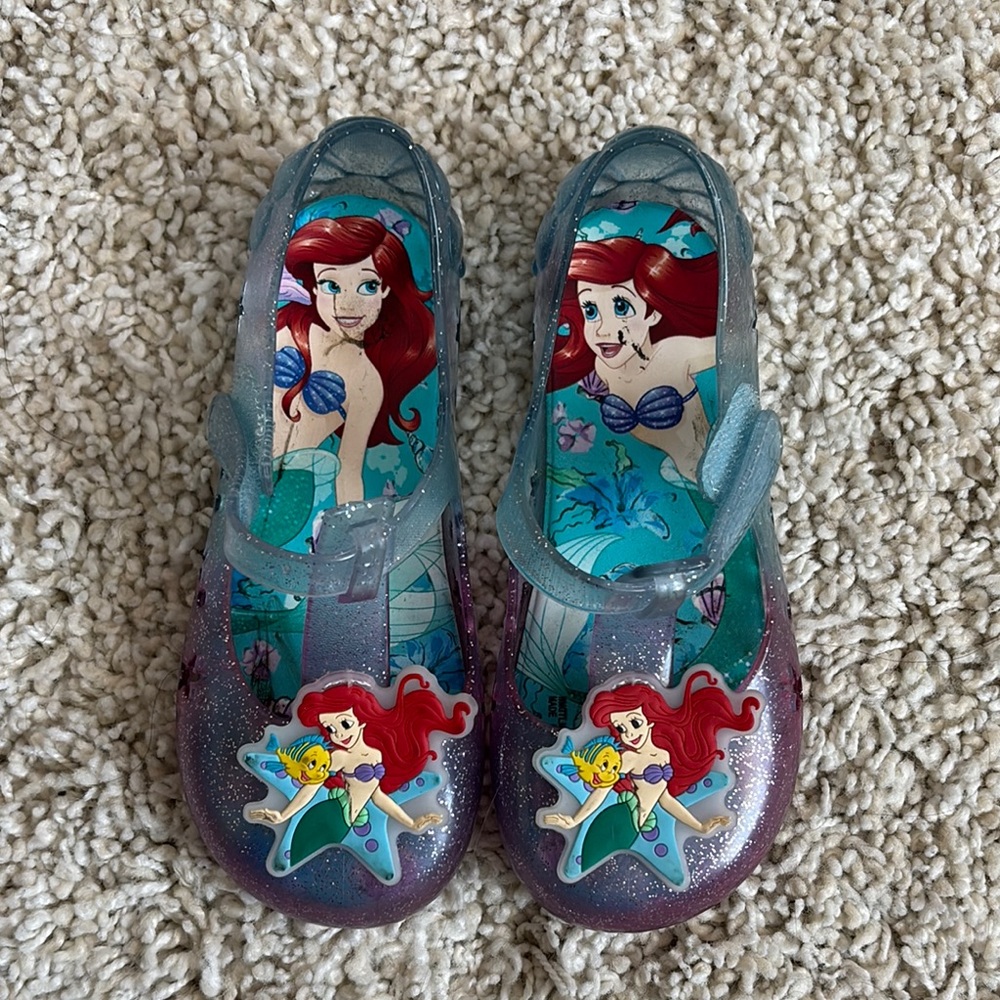Little Mermaid Kids Shoes - Purple and Blue